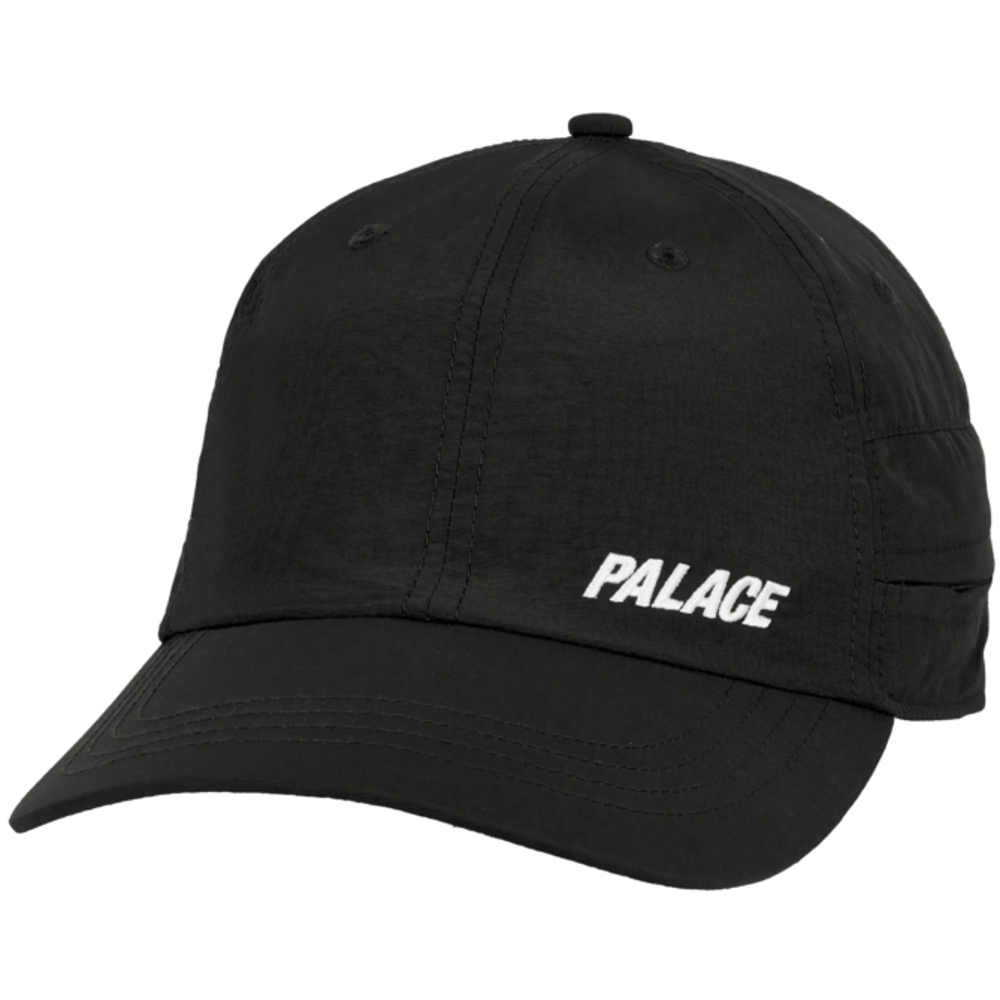 Font Shell Neck Saver 6-Panel Black - Summer 2024 - Palace Community