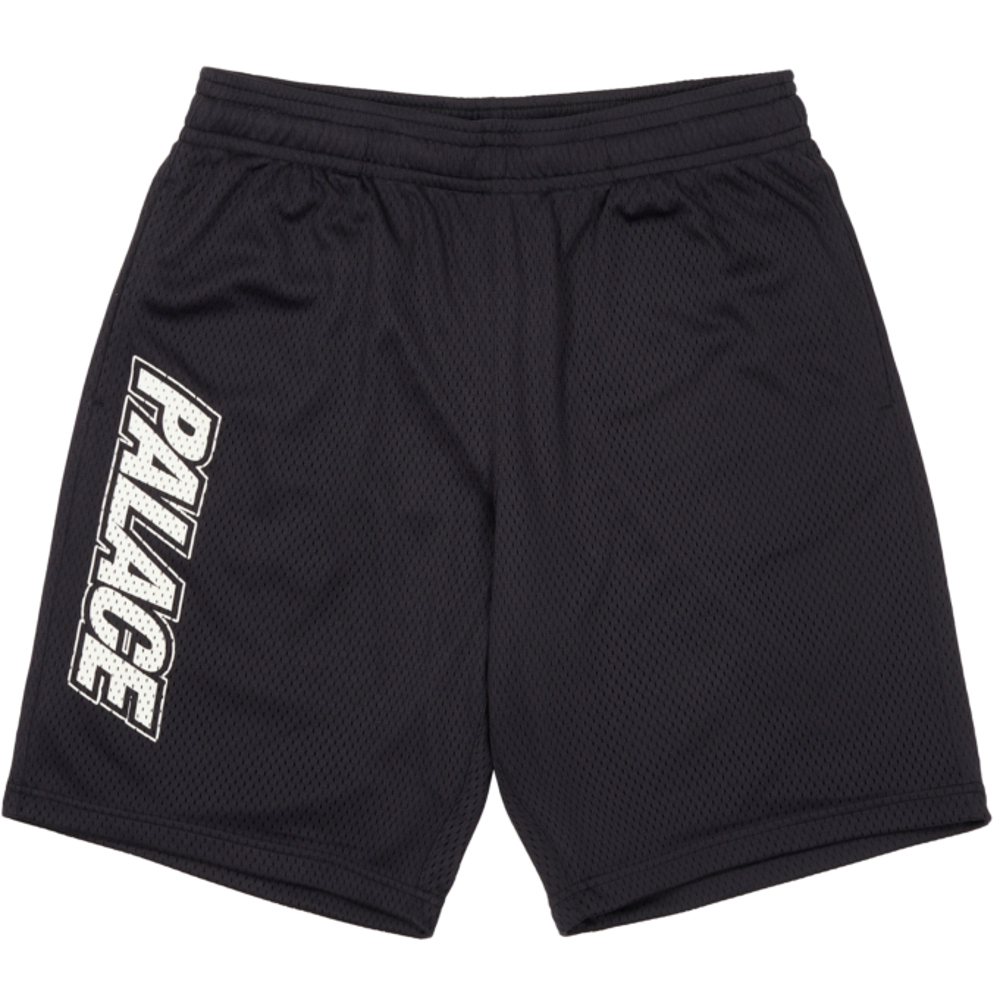 Thumbnail MESH BORDER SHORT BLACK one color