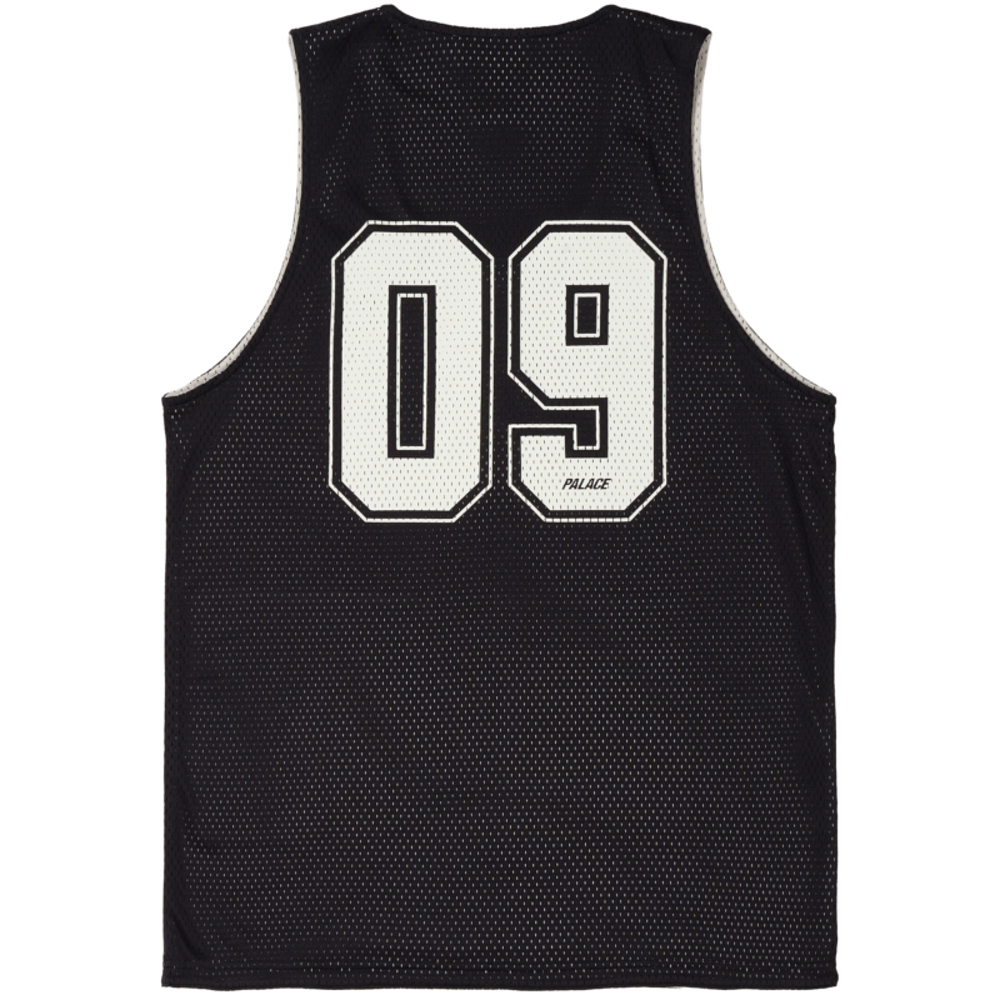 Thumbnail MESH REVERSO BORDER VEST BLACK one color