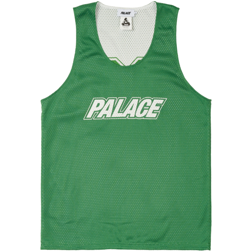 Thumbnail MESH REVERSO BORDER VEST GREEN one color