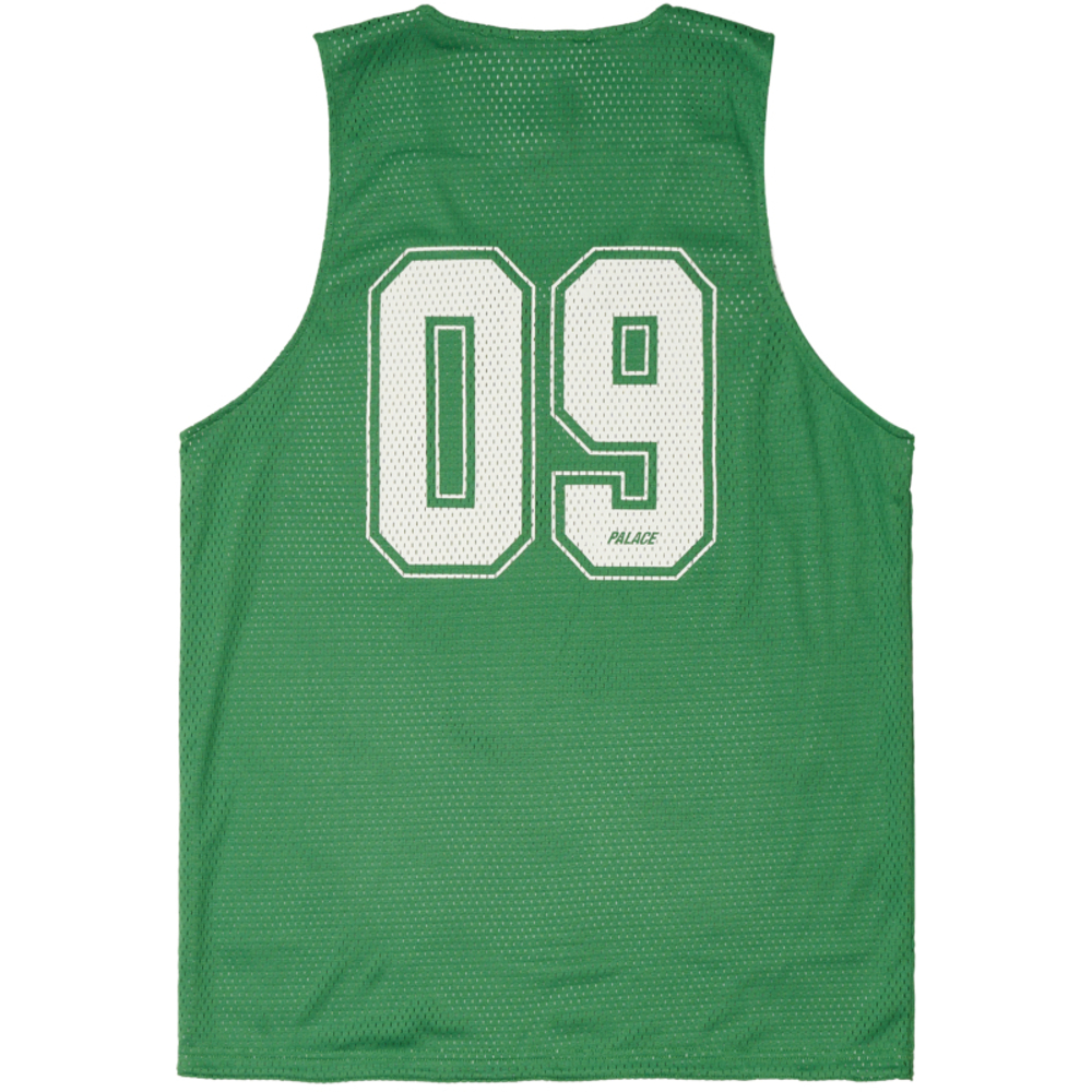 Thumbnail MESH REVERSO BORDER VEST GREEN one color