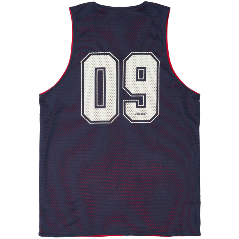 Thumbnail MESH REVERSO BORDER VEST NAVY one color