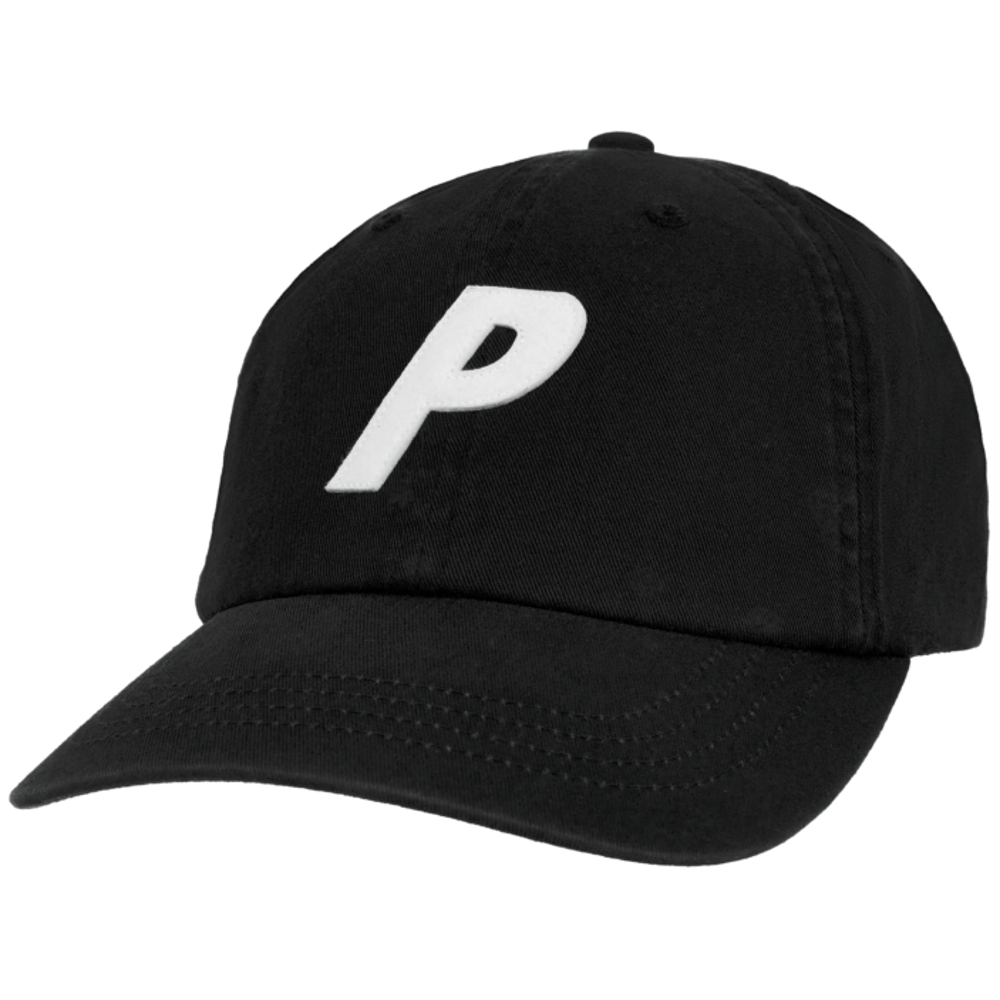 Thumbnail P 6-PANEL BLACK one color