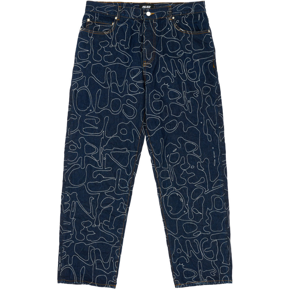 Thumbnail P45 SPLAT JEAN INDIGO one color