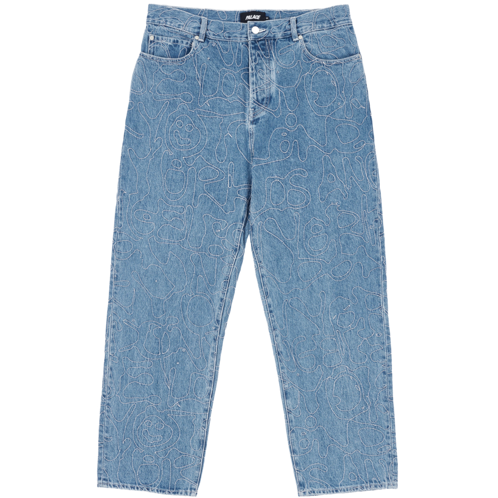 Thumbnail P45 SPLAT JEAN STONE WASH one color