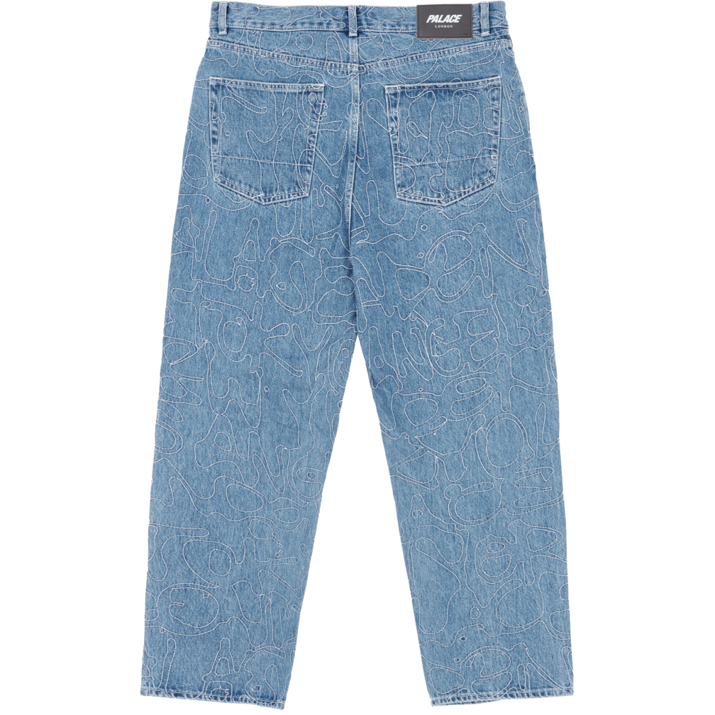 P45 Splat Jean Stone Wash - Summer 2024 - Palace Community