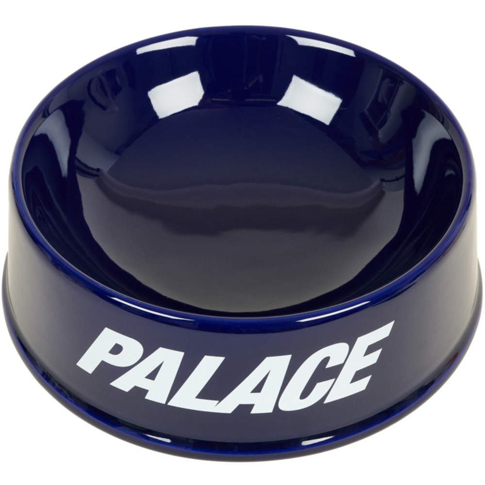 Thumbnail PALACE FONT CERAMIC DOG BOWL BLUE one color