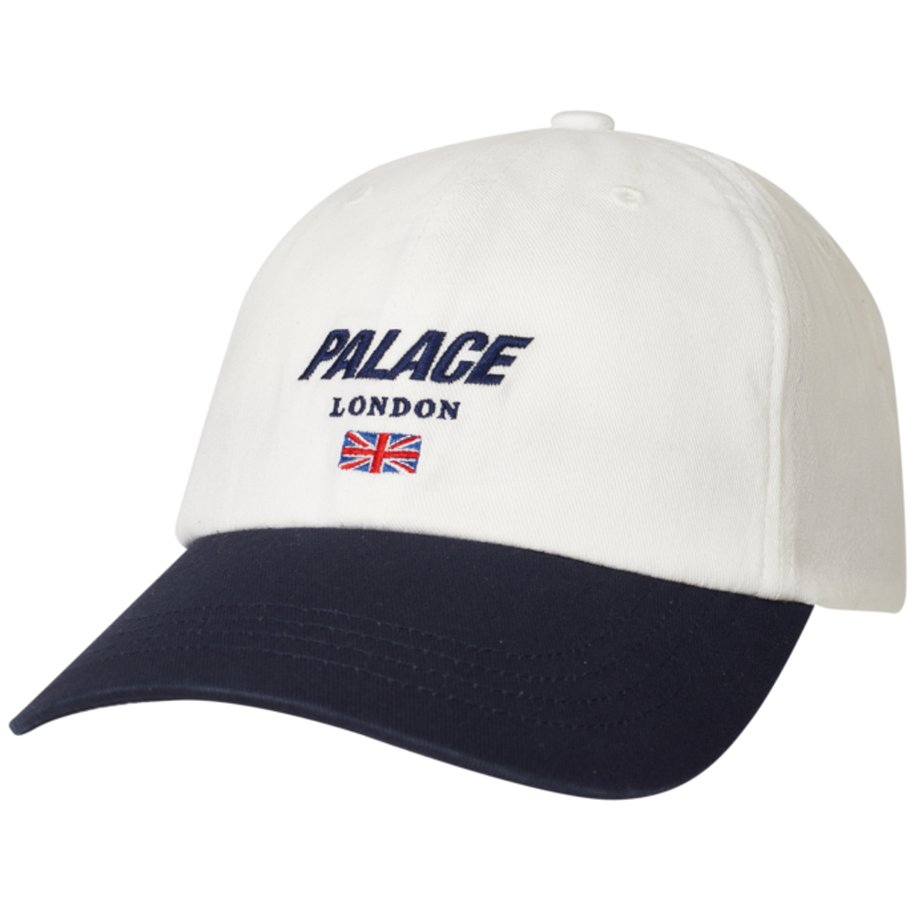 Thumbnail PALACE LONDON 6-PANEL WHITE / NAVY one color