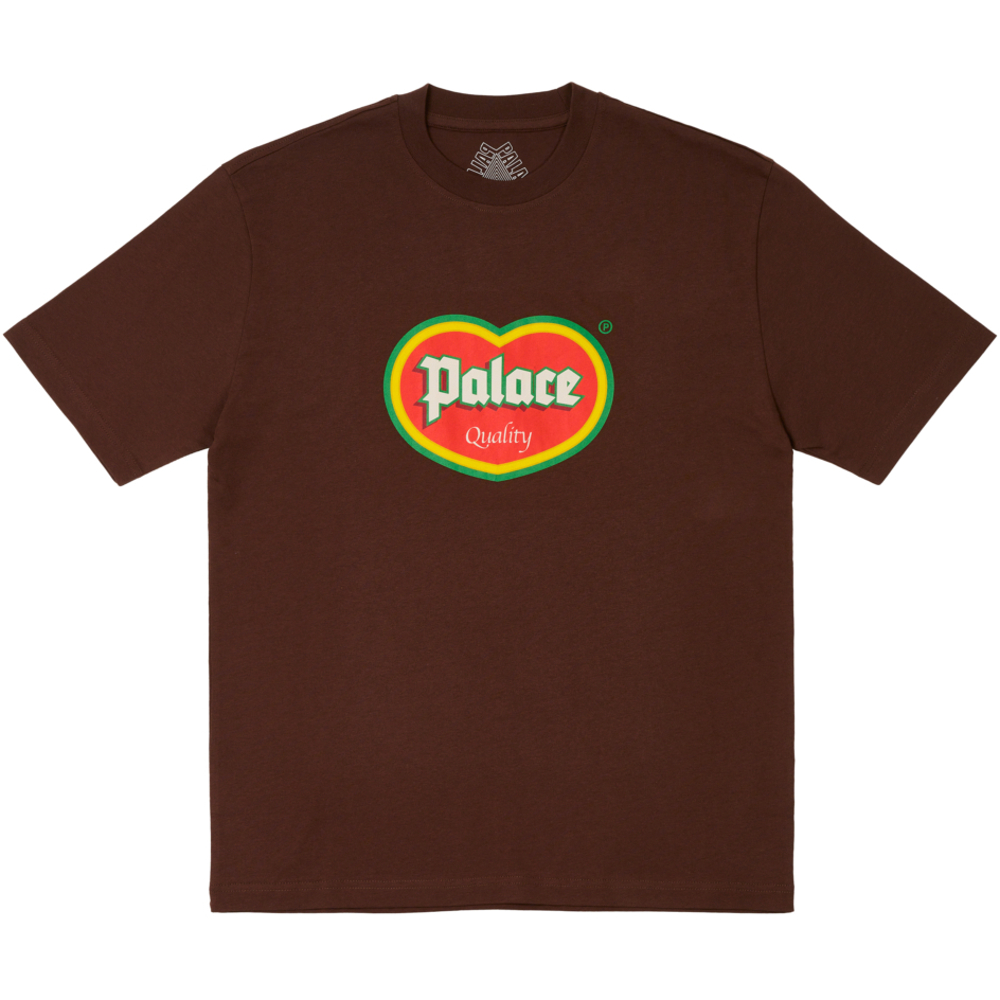 Thumbnail PALACE QUALITY T-SHIRT NICE BROWN one color