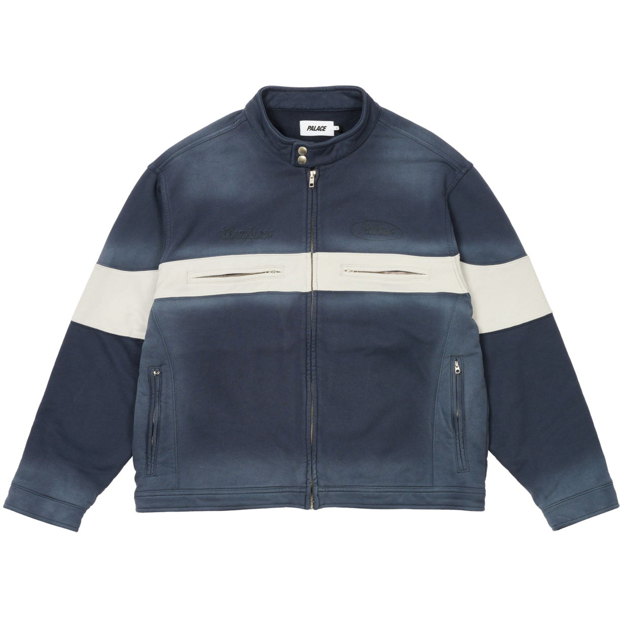 Thumbnail WASHED MOTO JACKET NAVY one color