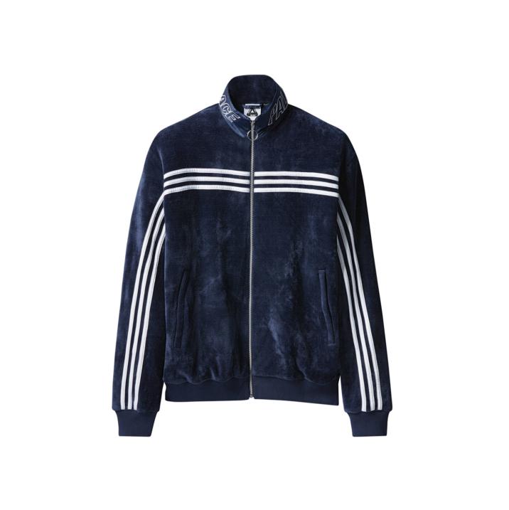 Thumbnail ADIDAS PALACE VELOUR TRACK TOP NIGHT INDIGO / WHITE one color