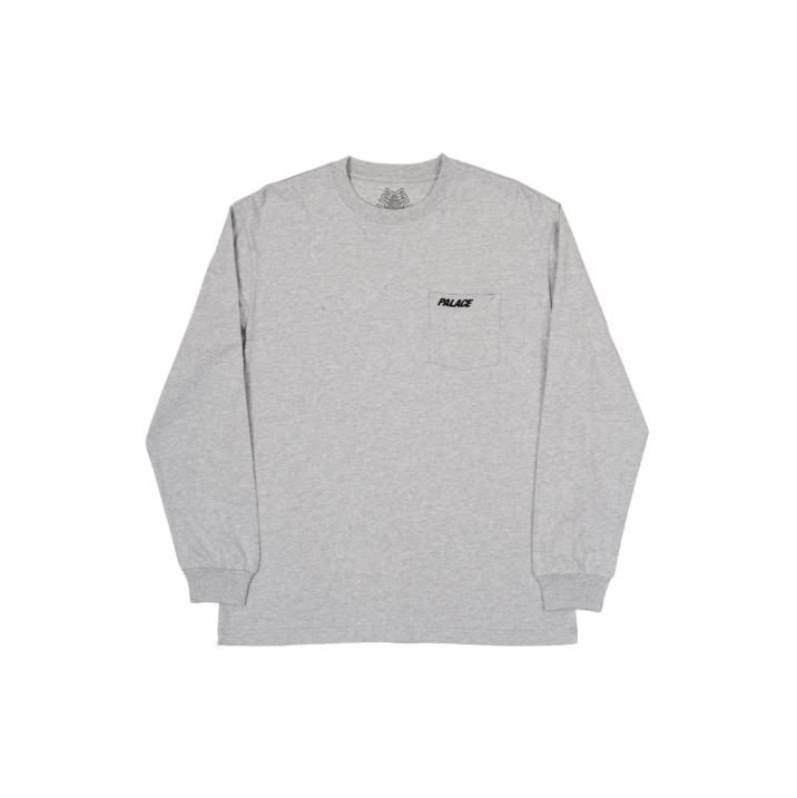 POCKET LONGSLEEVE GREY MARL one color