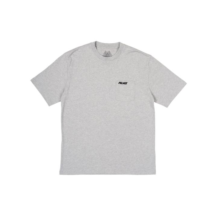 POCKET T-SHIRT GREY MARL one color