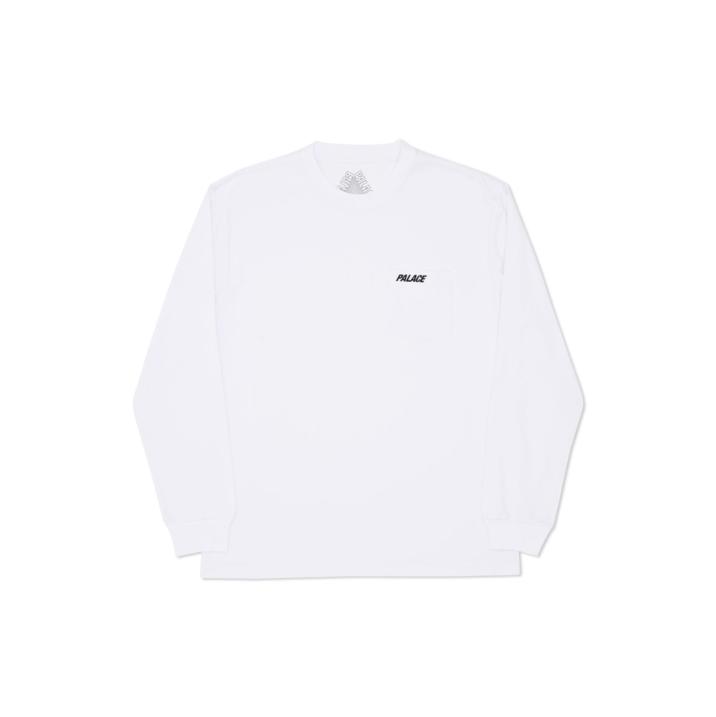 POCKET LONGSLEEVE WHITE one color