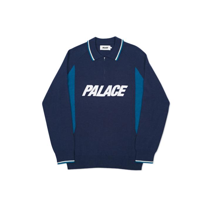 Thumbnail POLO ZIP KNIT NAVY one color