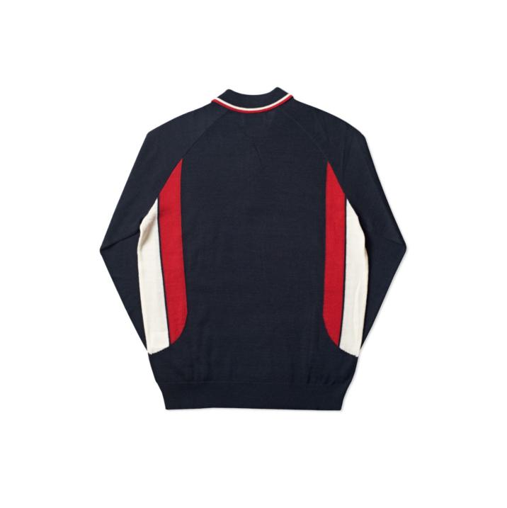 Thumbnail POLO ZIP KNIT BLACK one color