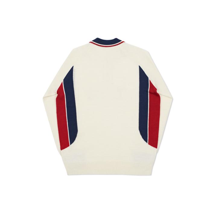 Thumbnail POLO ZIP KNIT WHITE one color