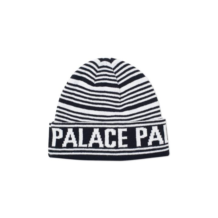 STRIPE BEANIE BLACK / WHITE one color