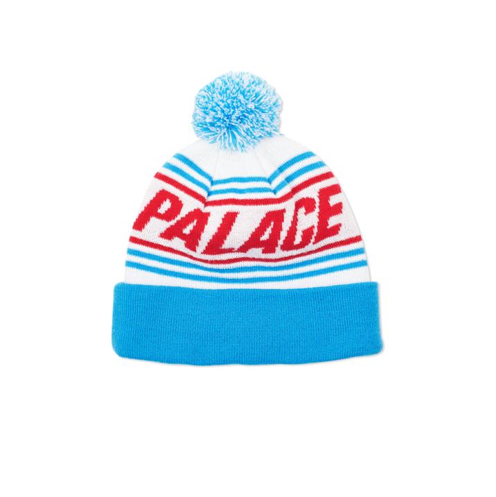 PALACE BOBBLE HAT WHITE / BLUE one color