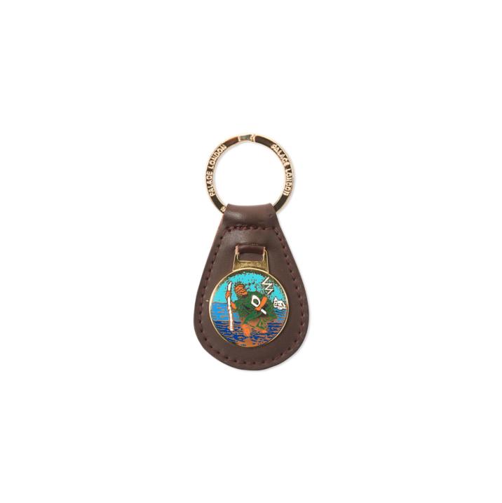 Thumbnail LEATHER KEYRING one color