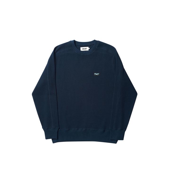 Thumbnail WAFFLE ON 400G CREW NAVY one color