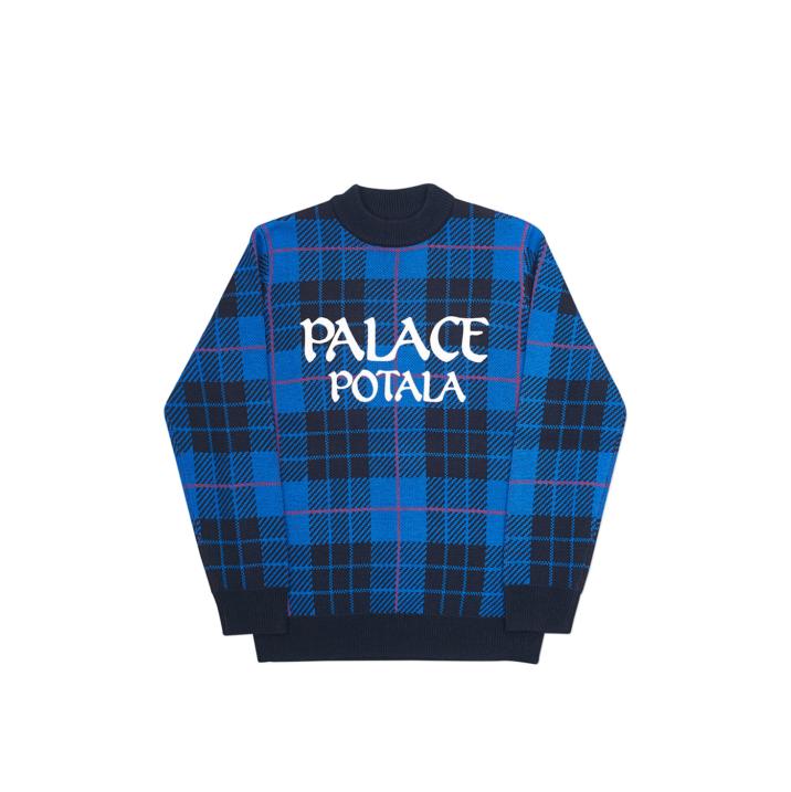 Thumbnail POTALA KNIT BLUE / BLACK one color