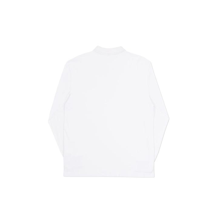 Thumbnail BASICALLY A LONGSLEEVE POLO WHITE one color