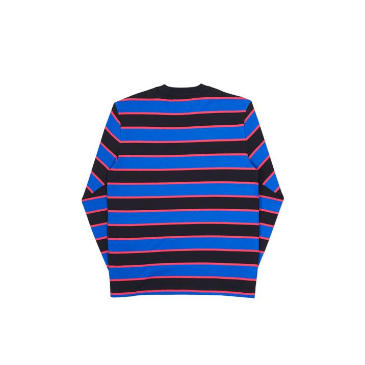 Thumbnail BORDER LONGSLEEVE BLACK / BLUE one color