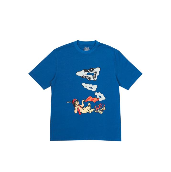 SMOKE SIG T-SHIRT BLUE one color