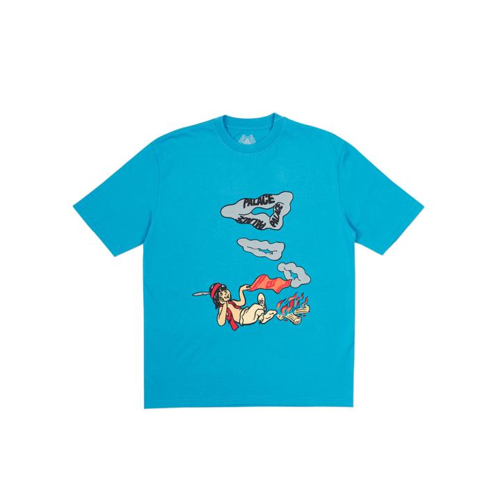 SMOKE SIG T-SHIRT TEAL BLUE one color