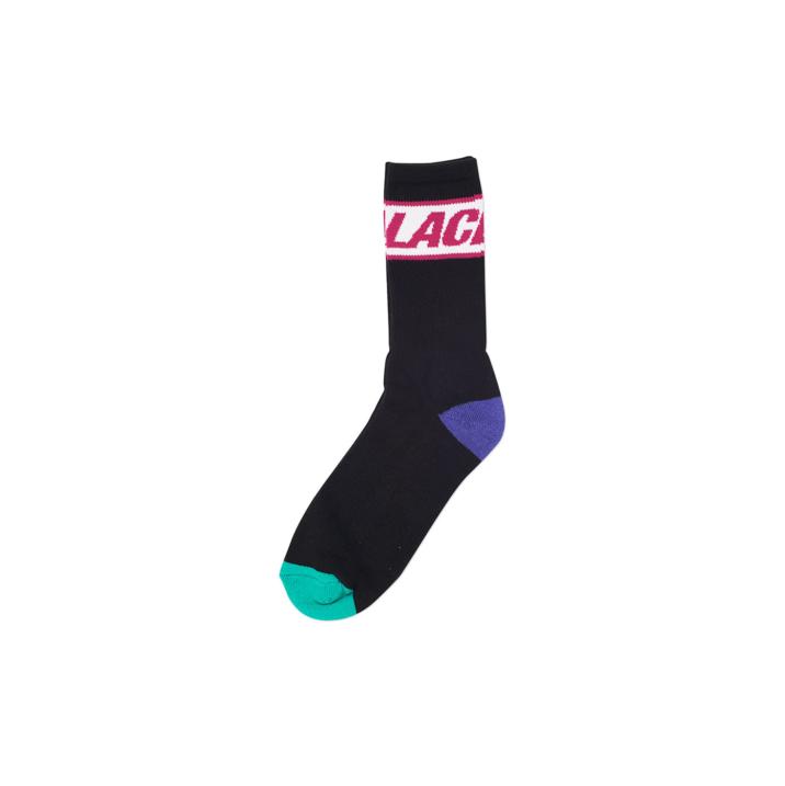 FONT SOCK BLACK one color