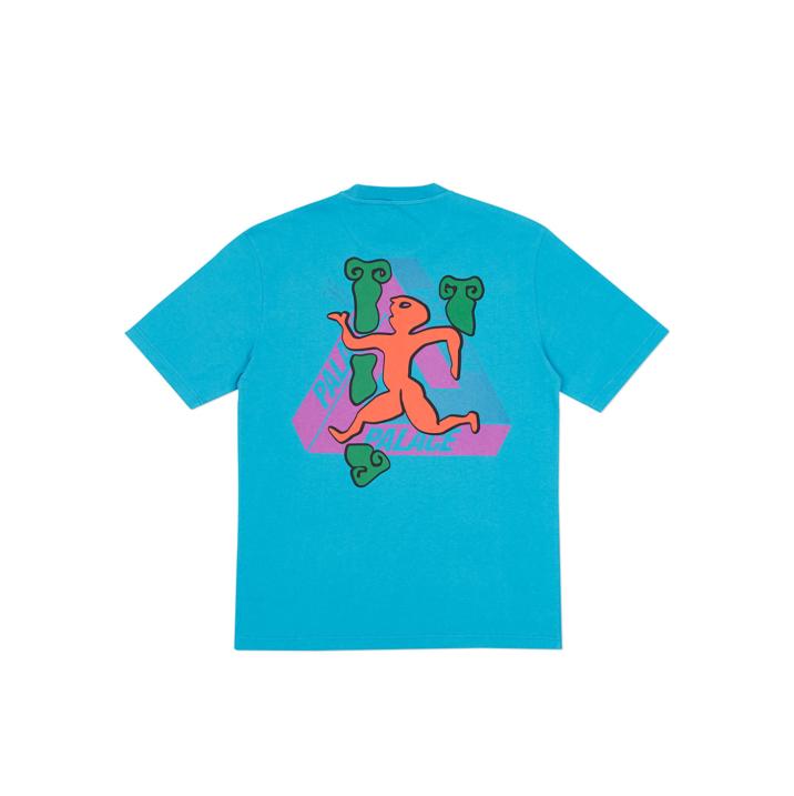 Thumbnail DANCING MAN T-SHIRT TEAL BLUE one color