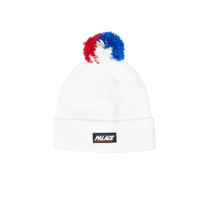 POPPIN BOBBLES BEANIE WHITE one color