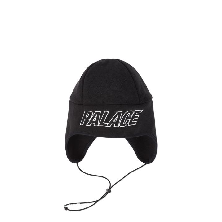 FLAP HAT BLACK one color