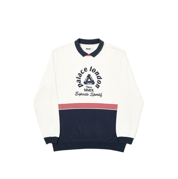 Thumbnail SPORTIF CREW WHITE / NAVY one color