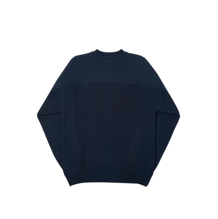 Thumbnail THICK CHUNK KNIT NAVY one color