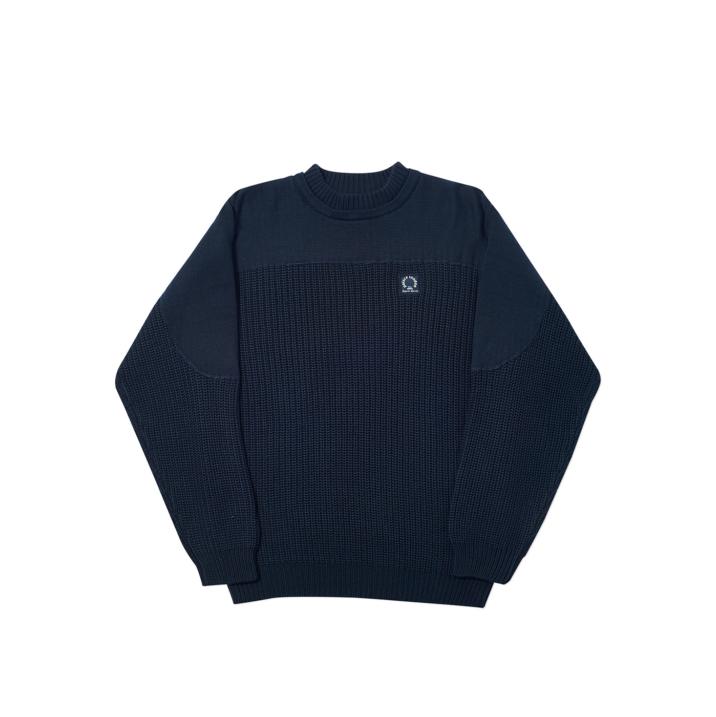 Thumbnail THICK CHUNK KNIT NAVY one color