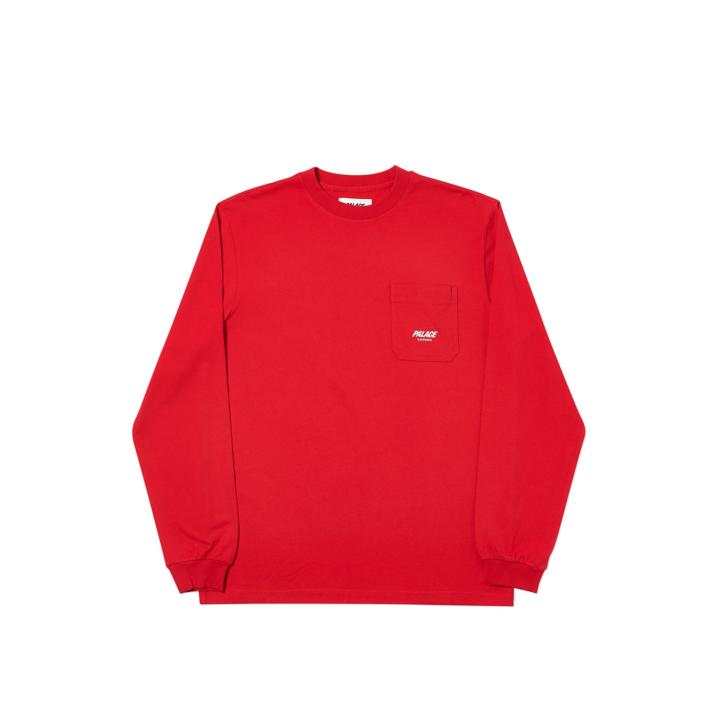 P-LINE POCKET LONGSLEEVE RED one color