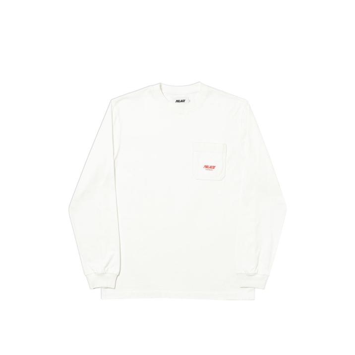 P-LINE POCKET LONGSLEEVE WHITE one color