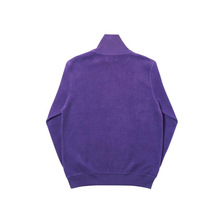 Thumbnail BRUSHER ZIP NECK SWEAT PURPLE one color