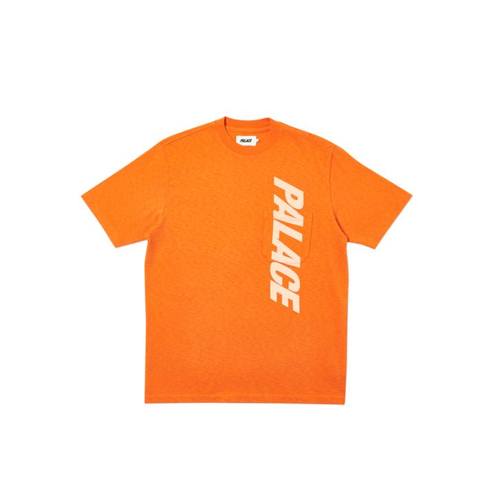 P-SLUB POCKET T-SHIRT ORANGE one color