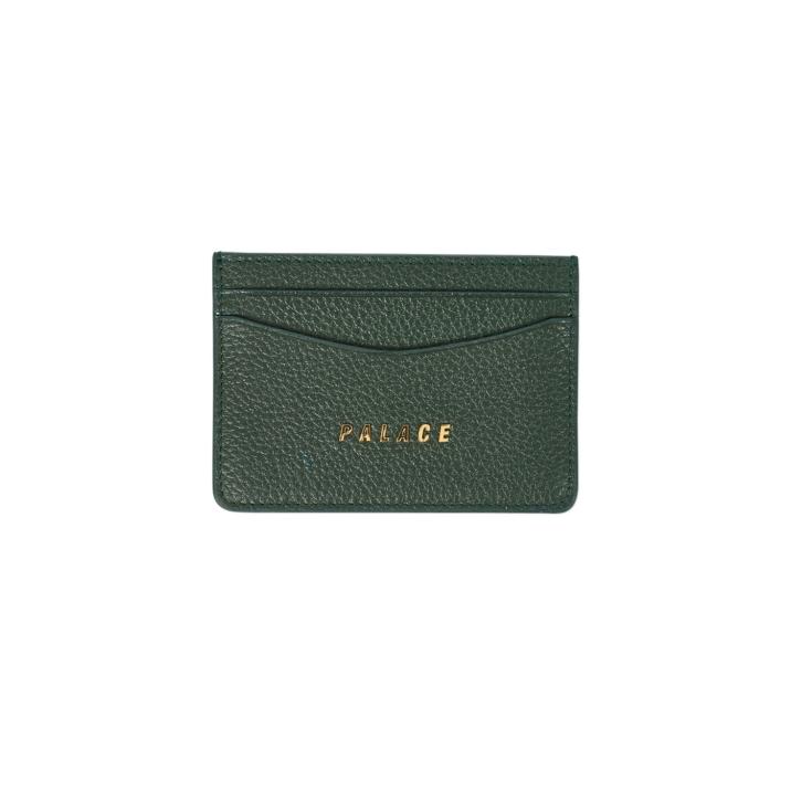 Thumbnail LEATHER CARD HOLDER DARK GREEN one color