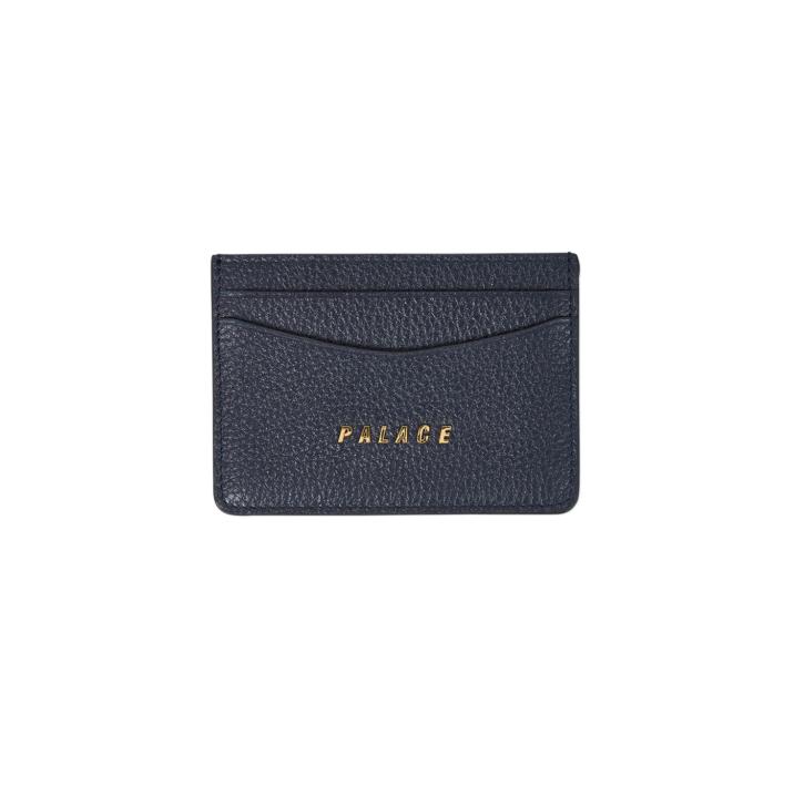 Thumbnail LEATHER CARD HOLDER NAVY one color