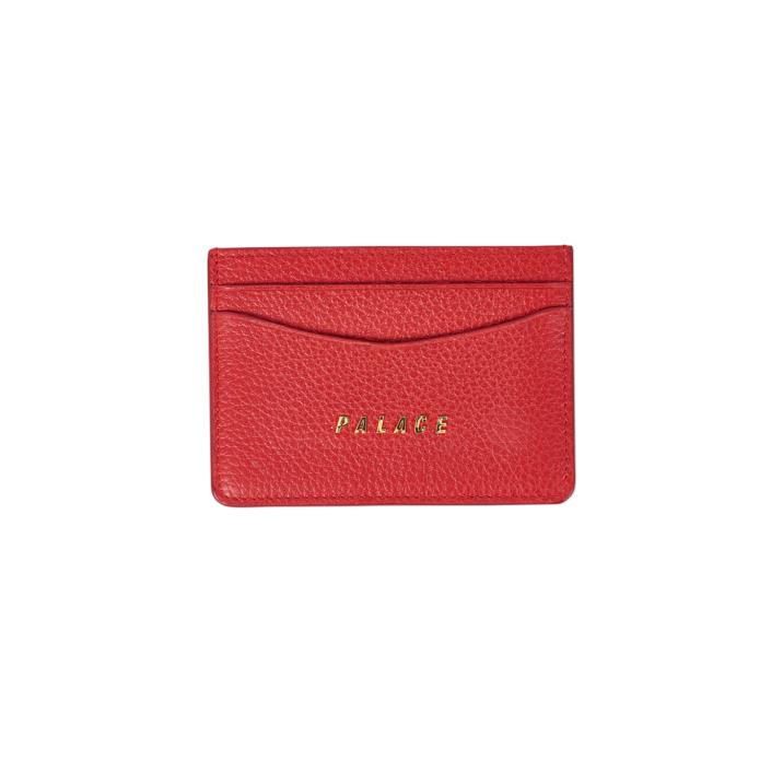 Thumbnail LEATHER CARD HOLDER RED one color