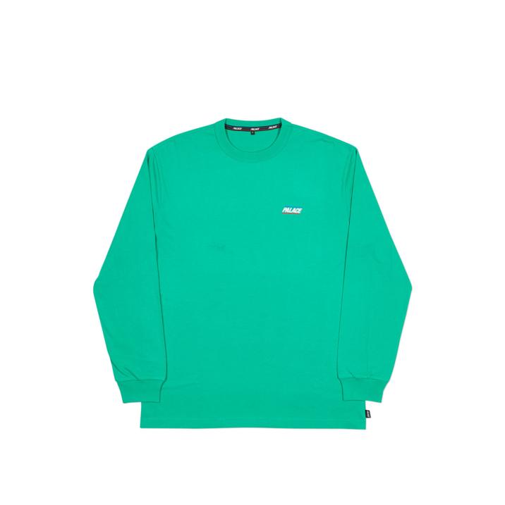 BASICALLY A LONGSLEEVE POOL GREEN one color