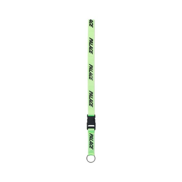 P-CLIP LANYARD FLURO GREEN one color