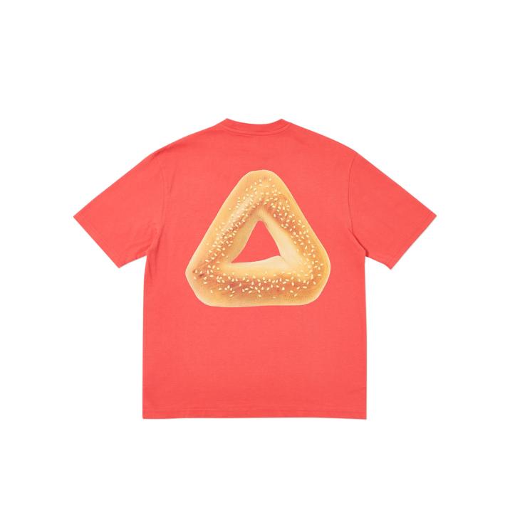 Thumbnail TRI-BAGEL T-SHIRT LIGHT RED one color