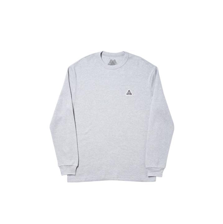 SOFAR WAFFLE LONGSLEEVE GREY MARL one color