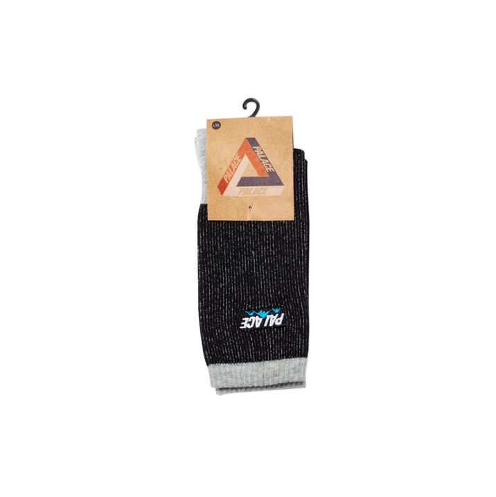 Thumbnail TALKING SOCK BLACK MARL one color