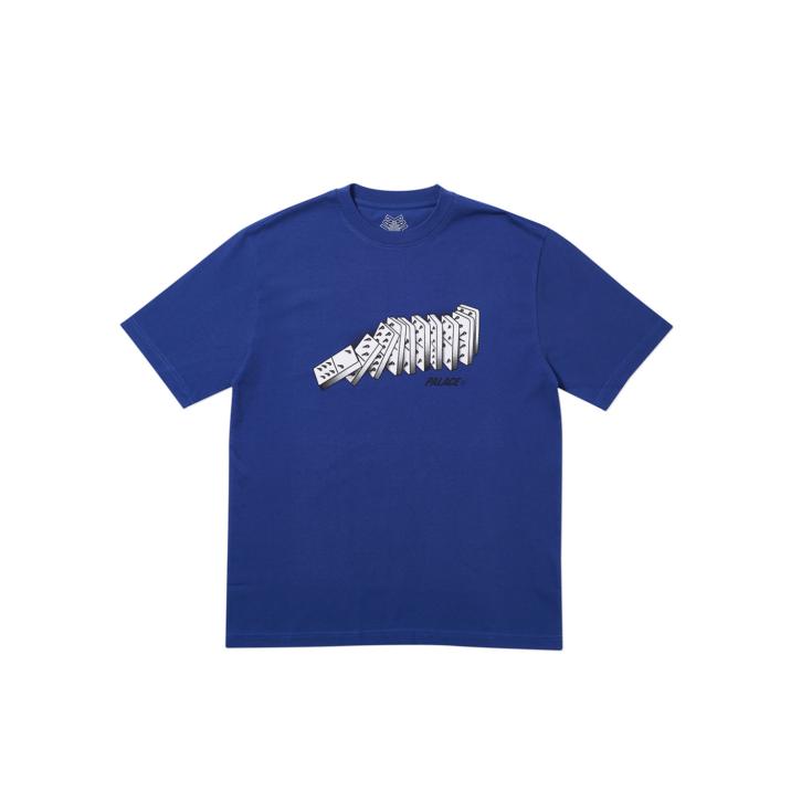 DOMINO T-SHIRT BLUE one color